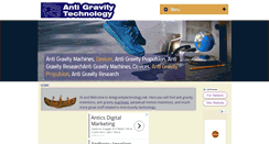 Desktop Screenshot of antigravitytechnology.net