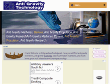 Tablet Screenshot of antigravitytechnology.net